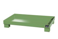 Auffangwanne ohne Gitterrost nein | 1300 x 800 x 205 mm | RAL 6011  - Bild 1