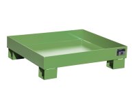 Auffangwanne ohne Gitterrost nein | 900 x 800 x 220 mm | RAL 6011  - Bild 1