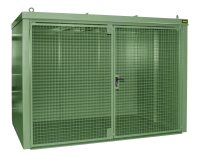 Gasflaschen-Container 95 | RAL 6011  - Bild 1