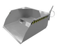 Schaufel Typ BSM 1.50 m3 | 1500 x 1800 x 600 mm | RAL 7005  - Bild 1