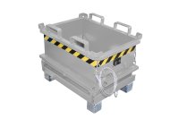Mini-Klappbodenbehälter Typ MSB 0.13 m3 | 600 x 800 x 625 mm | RAL 7005  - Bild 1