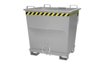 Klappbodenbehälter Typ BKB 1 m3 | 1040 x 1200 x 1270 mm | RAL 7005  - Bild 1