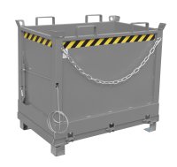 Klappbodenbehälter Typ FB 0.75 m3 | 800 x 1245 x 1145 mm | RAL 7005  - Bild 1