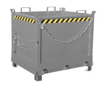 Klappbodenbehälter Typ FB 1.00 m3 | 1040 x 1245 x 1145 mm | RAL 7005  - Bild 1