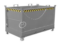 Klappbodenbehälter Typ FB 1.50 m3 | 1040 x 1845 x 1145 mm | RAL 7005  - Bild 1