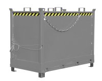 Klappbodenbehälter Typ FB 2.00 m3 | 1040 x 1845 x 1445 mm | RAL 7005  - Bild 1