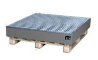 Auffangwanne ja | 1200 x 1200 x 185 mm | RAL 7005  - Bild 1