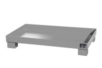 Auffangwanne ohne Gitterrost nein | 1300 x 800 x 205 mm | RAL 6011  - Bild 1