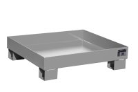 Auffangwanne ohne Gitterrost nein | 900 x 800 x 220 mm | RAL 7005  - Bild 1
