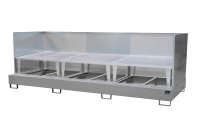 Auffangwanne 3850 x 1460 x 780 mm | - | 3 | RAL 7005  - Bild 1
