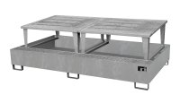 Auffangwanne 2650 x 1460 x 865 mm | - | 2 | feuerverzinkt  - Bild 1