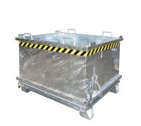 Klappbodenbehälter Typ SB 0.75 m3 | 1035 x 1310 x 930 mm | feuerverzinkt  - Bild 1