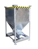 Silobehälter Typ SG-D 600 m3 | Einfahrtaschen + Stapelecken | feuerverzinkt  - Bild 1