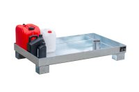 Auffangwanne ohne Gitterrost nein | 1300 x 800 x 205 mm | feuerverzinkt  - Bild 1