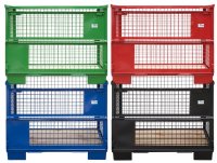 Gitterboxen (ähnlich DIN 15155/8 - UIC 435-3) in Sonderfarbe  - Bild 1