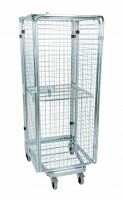 Nestbarer Antidiebstahlbehälter 728 x 823 mm rundum geschlossen mit Klappboden 1 ZWB  - Bild 1