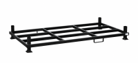 Rungenpalette ohne Einsteckrungen 1200 x 2400 mm | schwarz  - Bild 1