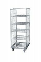 Stahlrollbehälter 600 x 600 mm 2seitig mit Stahboden 100 mm | 4  - Bild 1