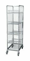 Metall-Rollbehälter 460 x 640 mm 3seitig mit Stahboden 4  - Bild 1