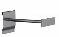 Universalhalter mit Beschriftungsfeld | anthrazitgrau | 200 mm - Bild 1