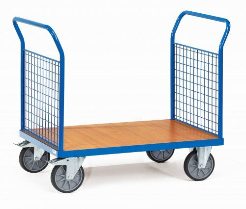 Doppel-Stirnwandwagen 1000 x 600 mm | 2 Drahtgitterwände 