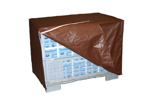Abdeckhaube braun | mit | 1 Gitterbox 