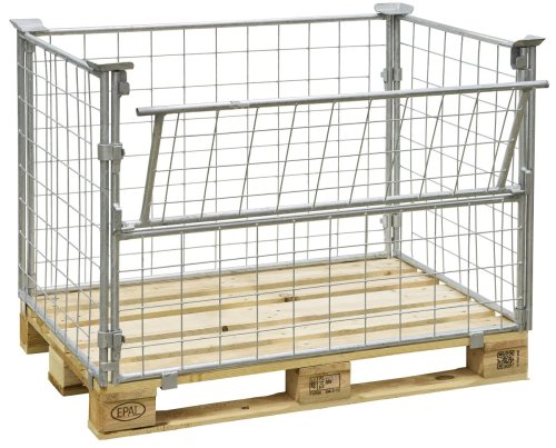 Gitteraufsatzrahmen feuerverzinkt 100 x 100 mm | 800 mm