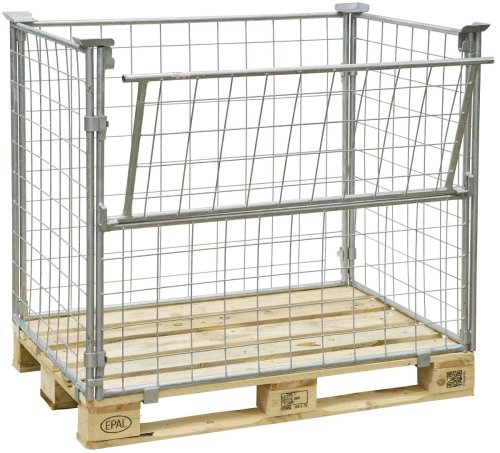 Gitteraufsatzrahmen feuerverzinkt 100 x 100 mm | 1000 mm