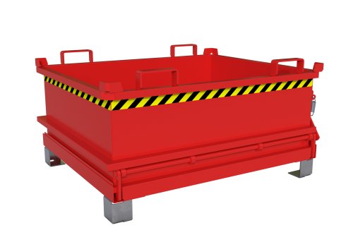 Mini-Klappbodenbehälter Typ MSB 0.37 m3 | 1000 x 1200 x 625 mm | RAL 3000 