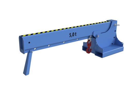 Teleskoplader 5000 kg | kurz, 5 mögliche Hakenpositionen | RAL 5012 