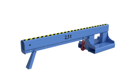 Teleskoplader 2500 kg | kurz, 5 mögliche Hakenpositionen | RAL 5012 