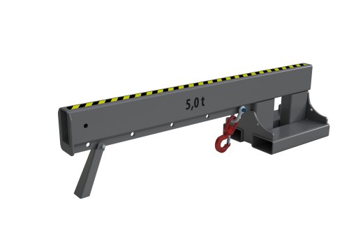 Teleskoplader 5000 kg | kurz, 5 mögliche Hakenpositionen | RAL 7005 