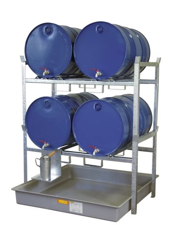 Fassregal Typ 800 2 Fassauflagen für 4x 200 l Fässer 