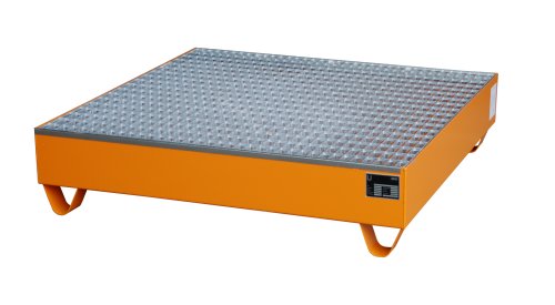 Auffangwanne -- (kein Gitterrost) | 2400 x 800 x 250 mm | RAL 2000 