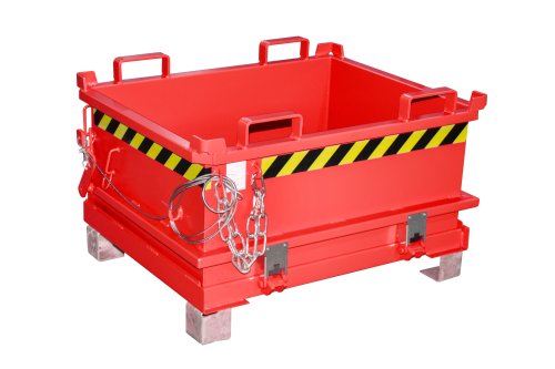 Mini-Klappbodenbehälter Typ MSB 0.24 m3 | 800 x 1000 x 625 mm | RAL 3000 