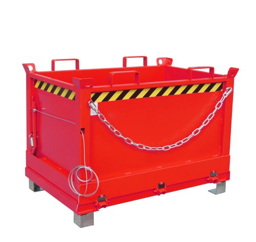 Klappbodenbehälter Typ FB 0.50 m3 | 800 x 1245 x 845 mm | RAL 3000 
