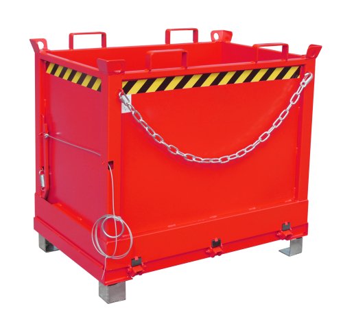 Klappbodenbehälter Typ FB 0.75 m3 | 800 x 1245 x 1145 mm | RAL 3000 