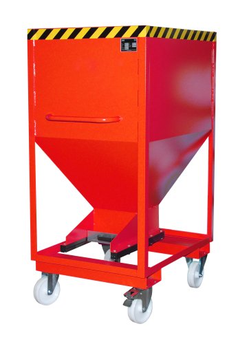Silobehälter Typ SRE-D 600 m3 | Rollen + Einfahrtaschen | RAL 3000 