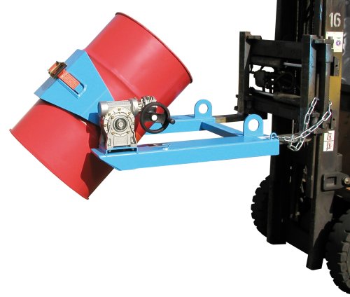 Fasskipper Typ FLEX-HK mit Handkurbel | RAL 5012 
