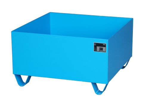 Auffangwanne -- (kein Gitterrost) | 800 x 800 x 460 mm | RAL 5012 