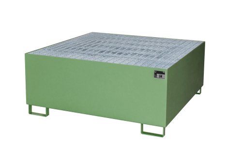 Auffangwanne 1460 x 1460 x 630 mm | RAL 6011 