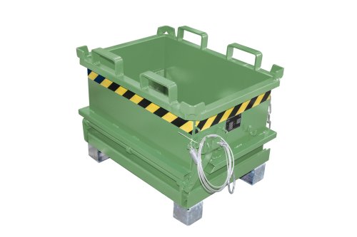 Mini-Klappbodenbehälter Typ MSB 0.13 m3 | 600 x 800 x 625 mm | RAL 6011 