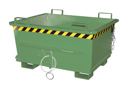 Klappbodenbehälter Typ BKB 0.5 m3 | 1040 x 1200 x 715 mm | RAL 6011 