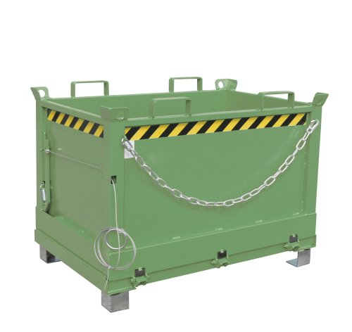 Klappbodenbehälter Typ FB 0.50 m3 | 800 x 1245 x 845 mm | RAL 6011 