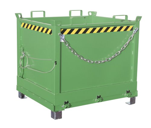 Klappbodenbehälter Typ FB 1.00 m3 | 1040 x 1245 x 1145 mm | RAL 6011 