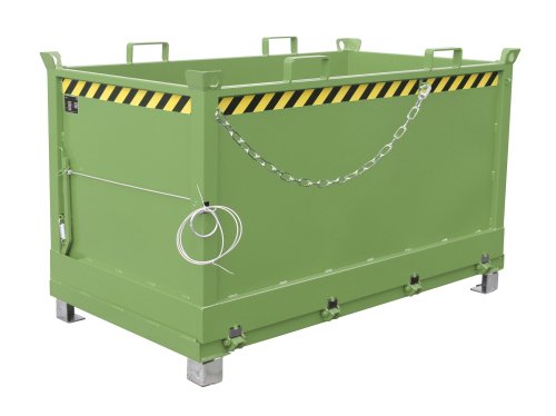 Klappbodenbehälter Typ FB 1.50 m3 | 1040 x 1845 x 1145 mm | RAL 6011 
