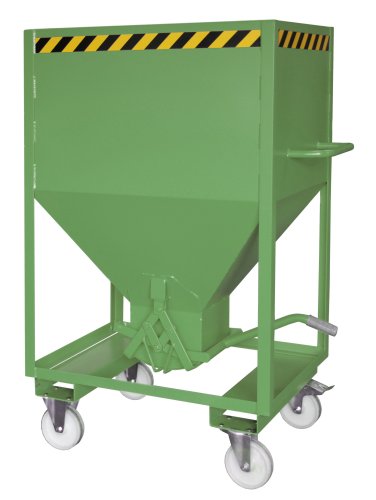 Silobehälter Typ SRE 600 m3 | Rollen + Einfahrtaschen | RAL 6011 