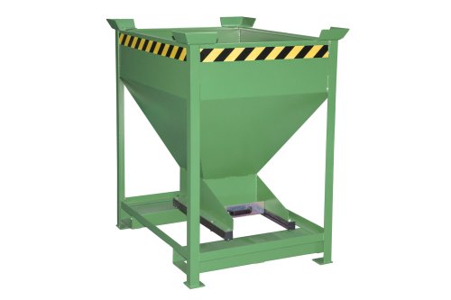 Silobehälter Typ SG-D 375 m3 | Einfahrtaschen + Stapelecken | RAL 6011 