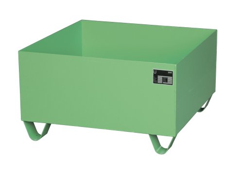 Auffangwanne -- (kein Gitterrost) | 800 x 800 x 460 mm | RAL 6011 