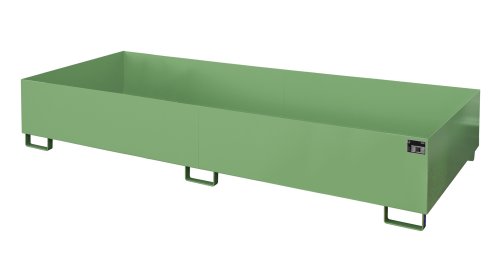Regalwanne 1000 l | RAL 6011 | 3300 mm
